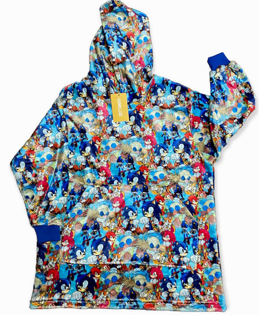 Sonic Kids fleece snuddie