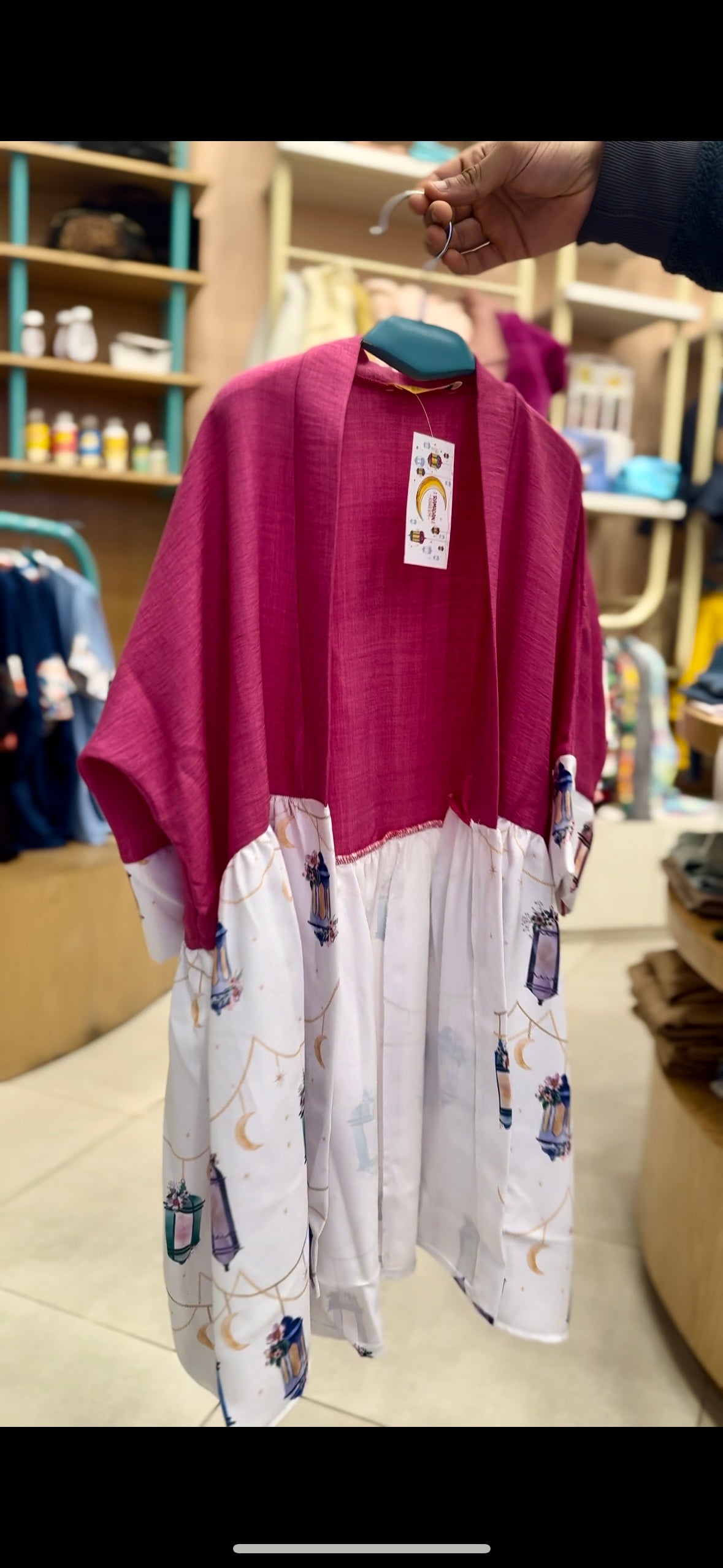 Fushia Fawanees kaftan