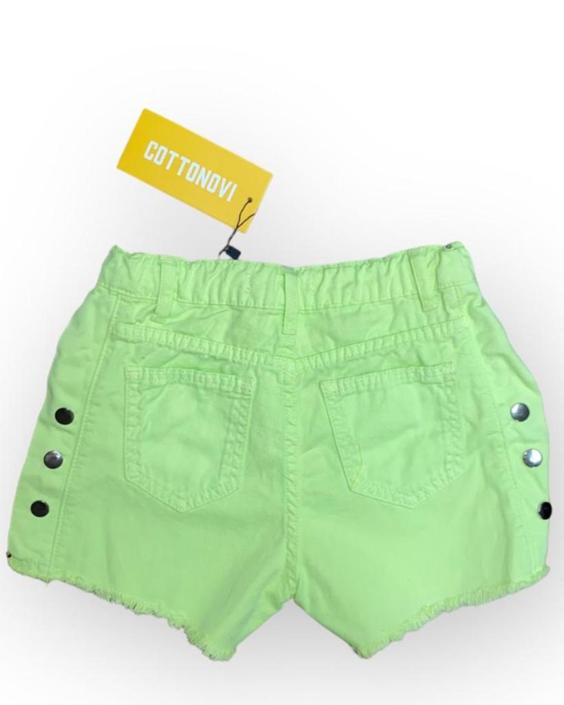 Lime green girls short