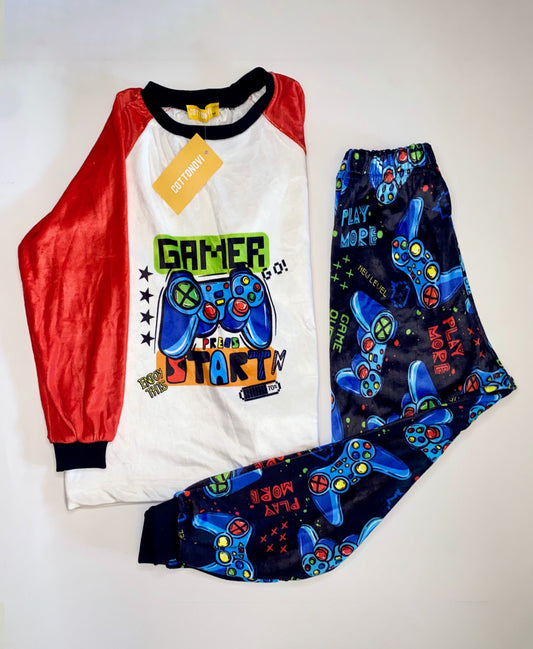 (pre order) Black Gamer Raglan Pajama