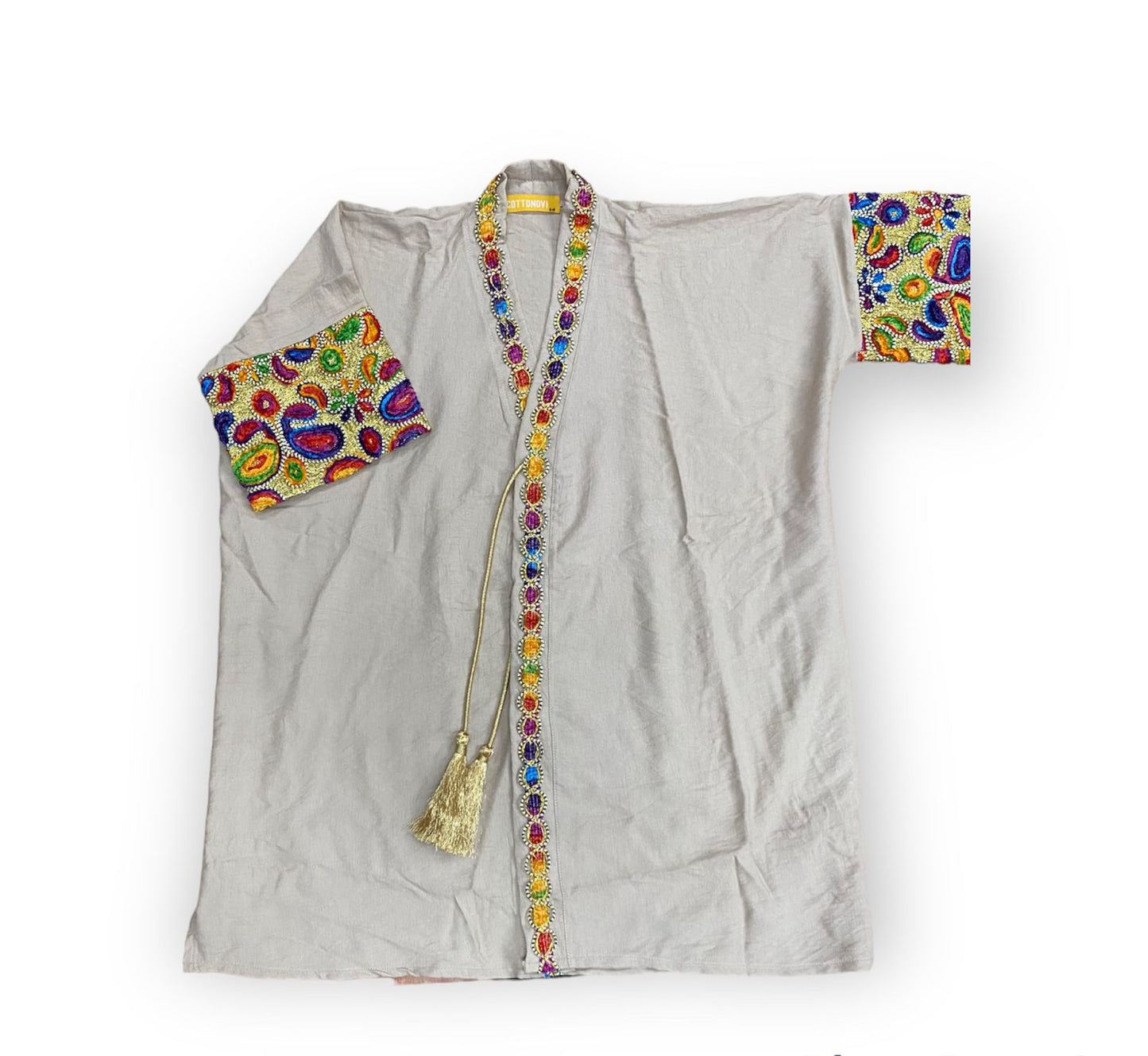 Kids gold matching kaftan